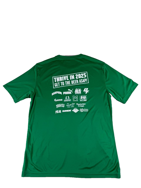 Puma Men's Green T-Shirt – Size M, Running
