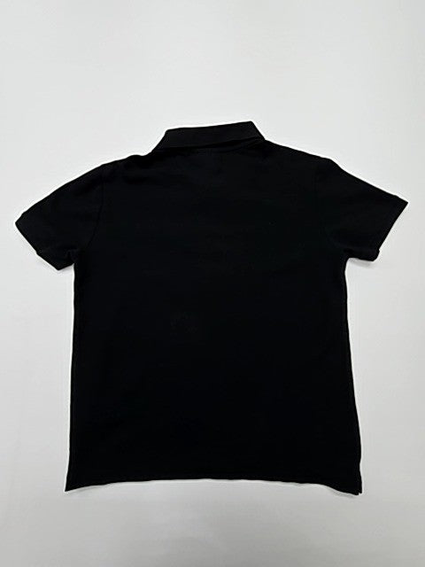 London Boys Black Logo Polo Shirt Size S Wash Inside Out