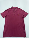 Brave Soul Men's XL Burgundy Short Sleeve Polo Shirt