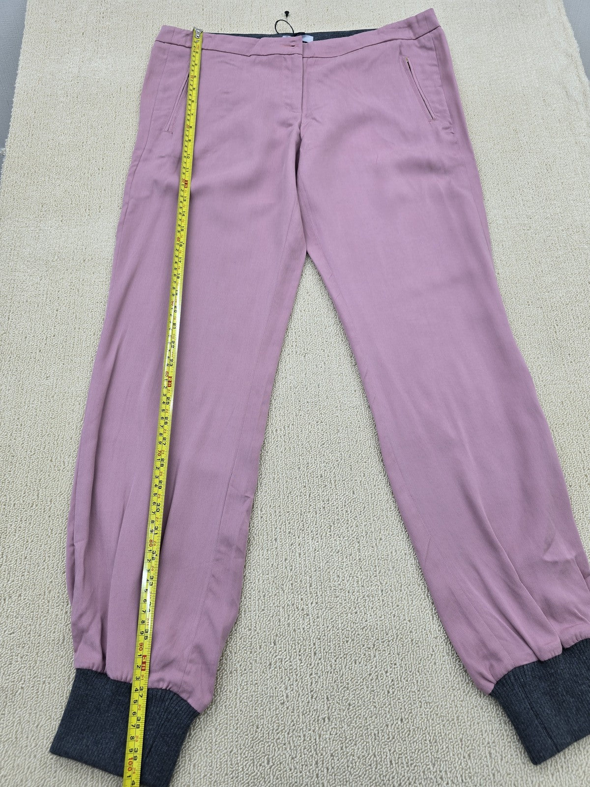 Harmont & Blaine Women's Jogger Pants Size 46 Antique Pink Dachshund EUC
