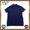 Polo Ralph Lauren Men's Navy Polo Shirt – Size L, Short Sleeve – Ref 82E62