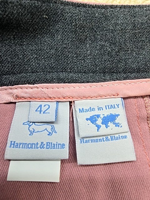 Harmont & Blaine Light Pink Cotton Gabardine Tapered Pants IT 42 Men