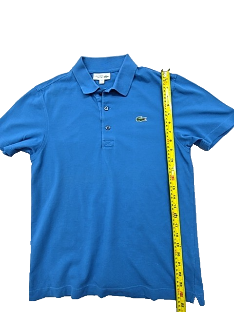 Lacoste Sport Men's Blue Polo Shirt Short Sleeve Cotton S