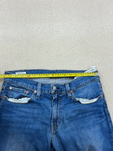Levi's 511 Men's Slim Fit Blue Denim Jeans W34 L30 Cotton