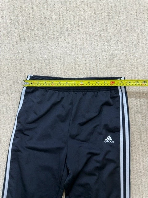 Adidas Girls XL Navy 3-Stripes Track Pants Drawstring
