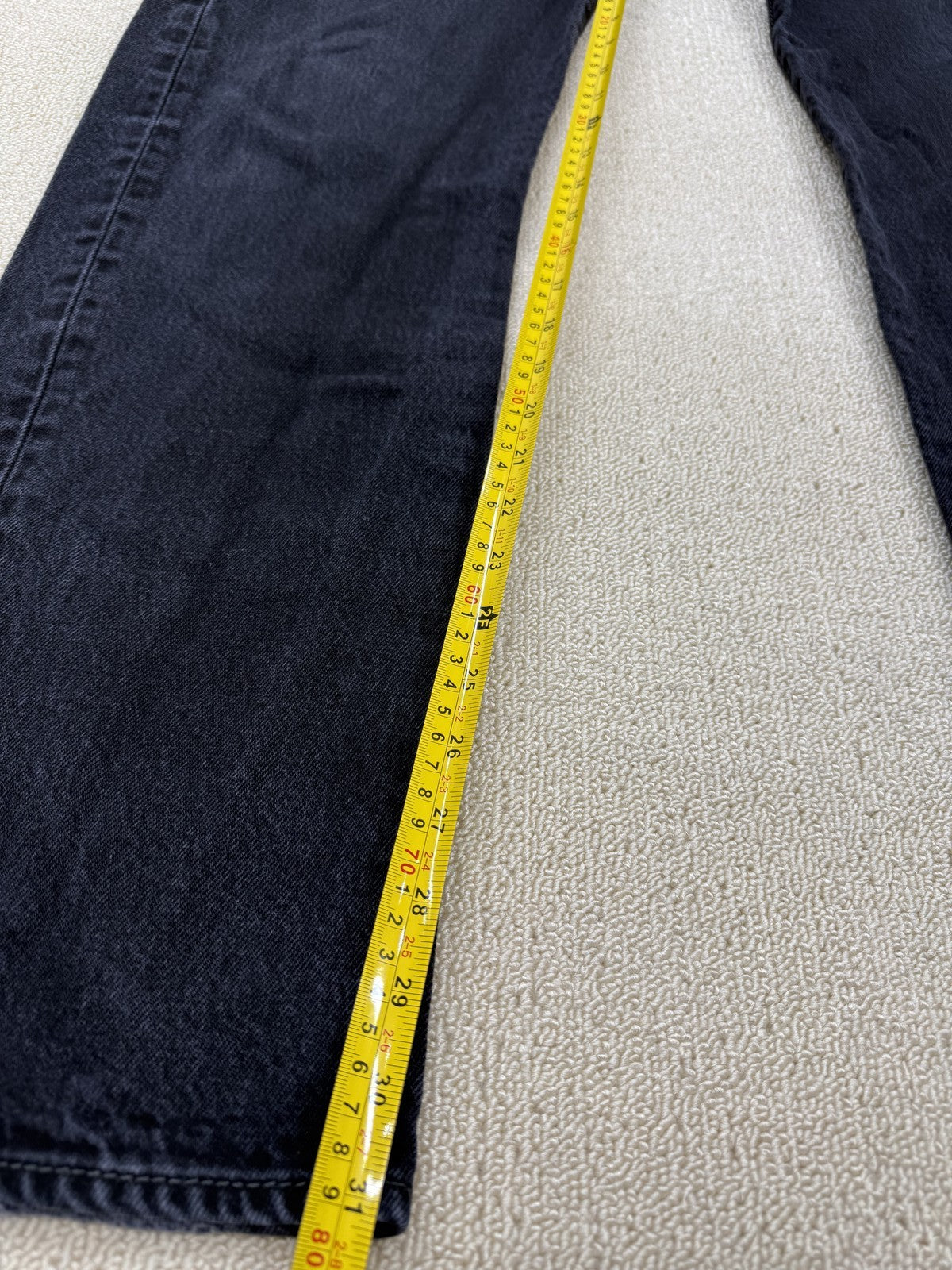 Levi's Men's Black 501 Straight Leg Jeans