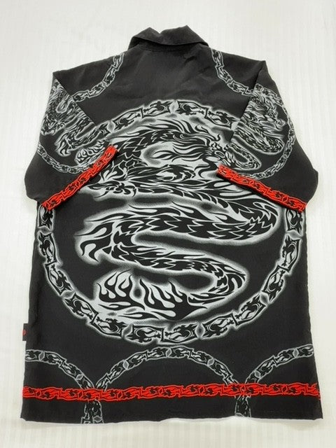 Tempel Men's Black Shirt – Size L, Embroidered