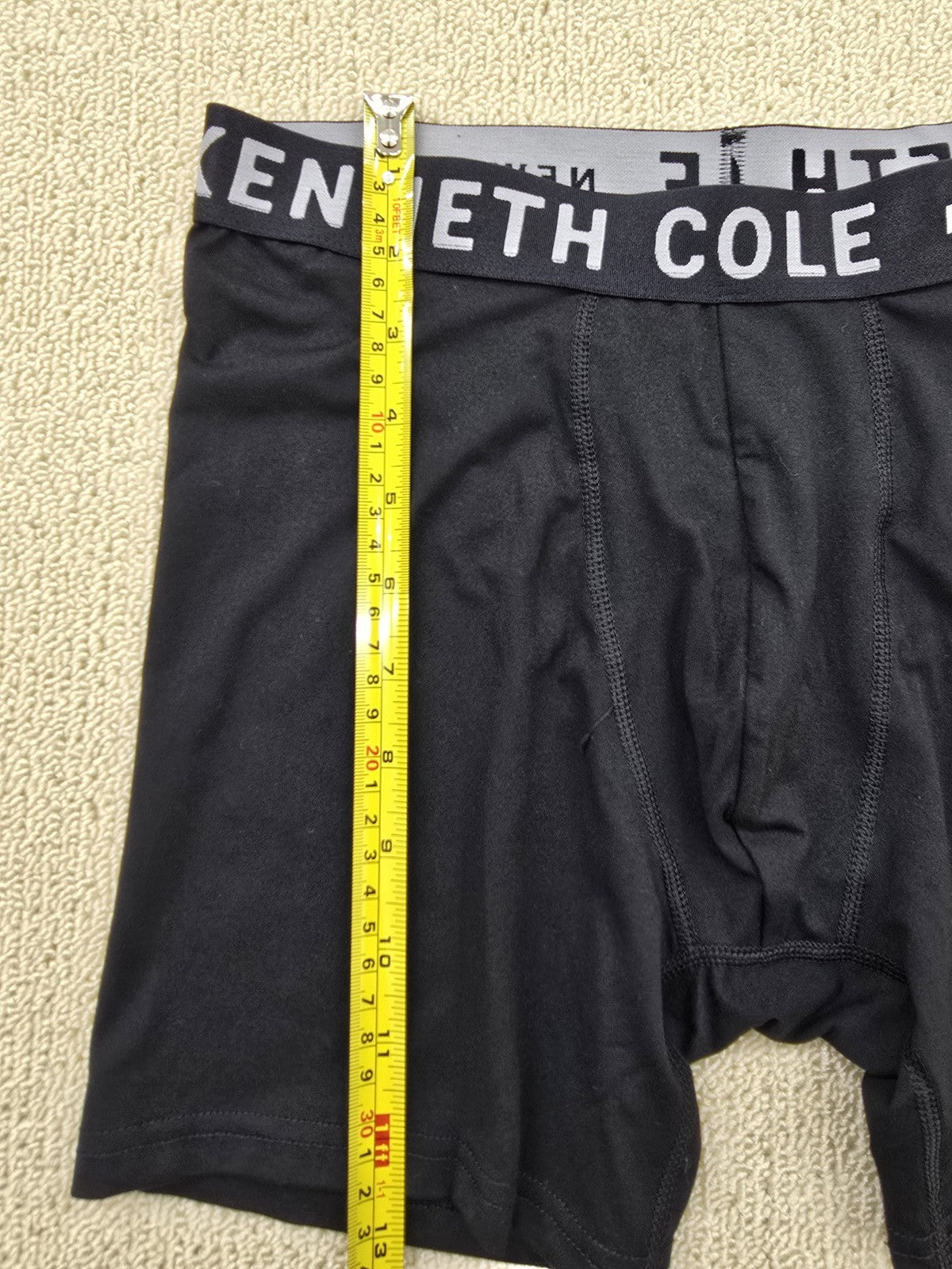 Kenneth Cole NY Men's Boxer Briefs Dark Grey Classic Fit Elastic Waist