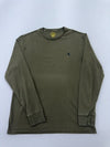 Polo Ralph Lauren Men Olive Slim Fit Long Sleeve T-Shirt Size M Used