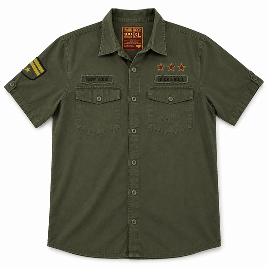 Hard Rock Cafe Men Green Shirt size XL product image 2