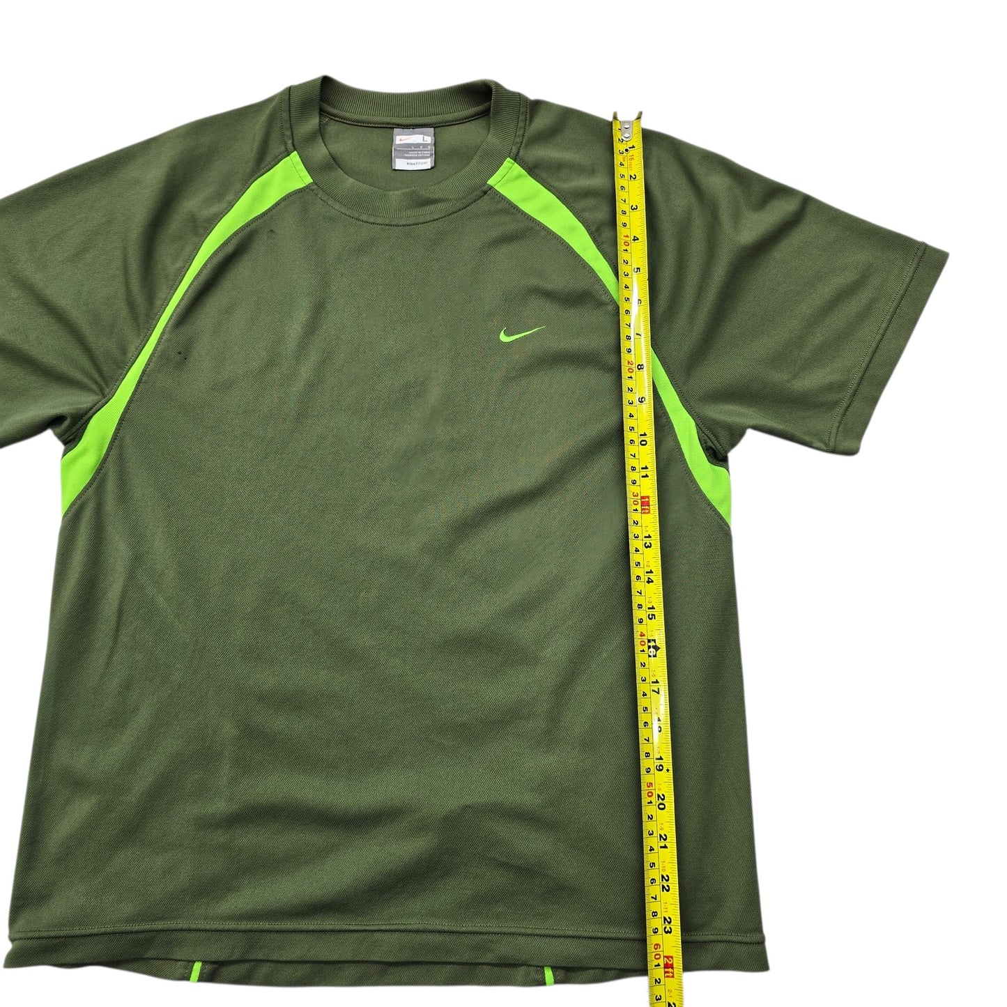 Nike Men's Dri-FIT Sage Green Color Block L