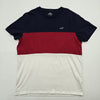 Hollister Youth Multicolor T-Shirt – Size L, Logo, Colorblock