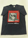 Fruit of the Loom Men's Black T-Shirt – Size XL, Racing racing Racing One-off