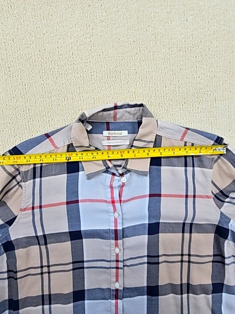 Barbour Men's Regular Fit Plaid Cotton Flannel Long Sleeve Shirt