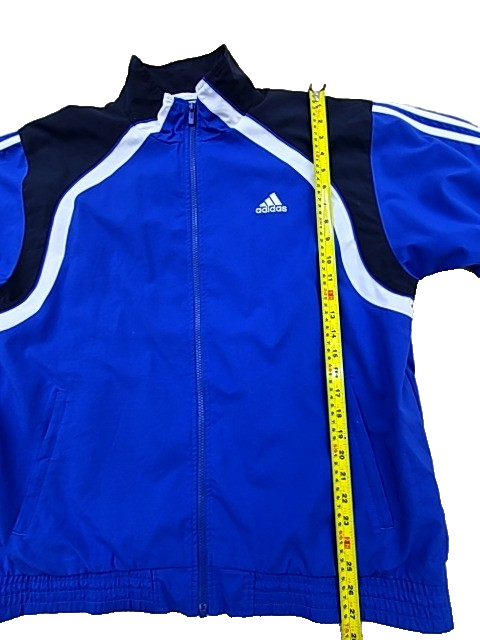 Adidas Men's Blue Clima365 Track Jacket XL Vintage