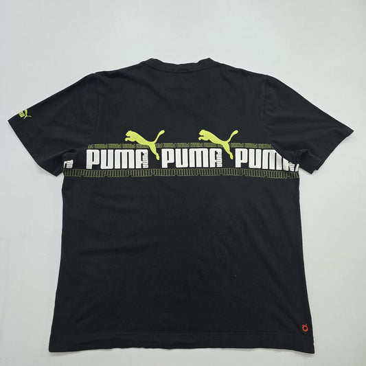 Puma Men's Black T-Shirt – Size XL, Brand Department Type Style, Regular Fit