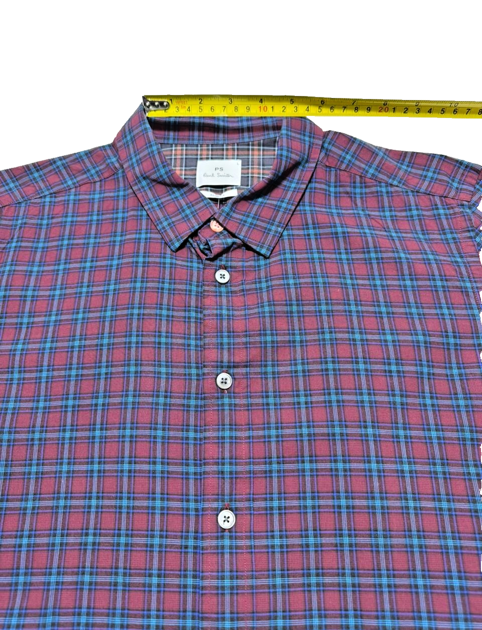Paul Smith Checkered Shirt For Men - Size L