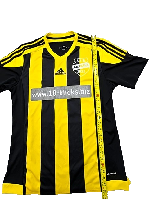 Adidas Men's Black/Yellow Striped Soccer Jersey(#8) L Climacool