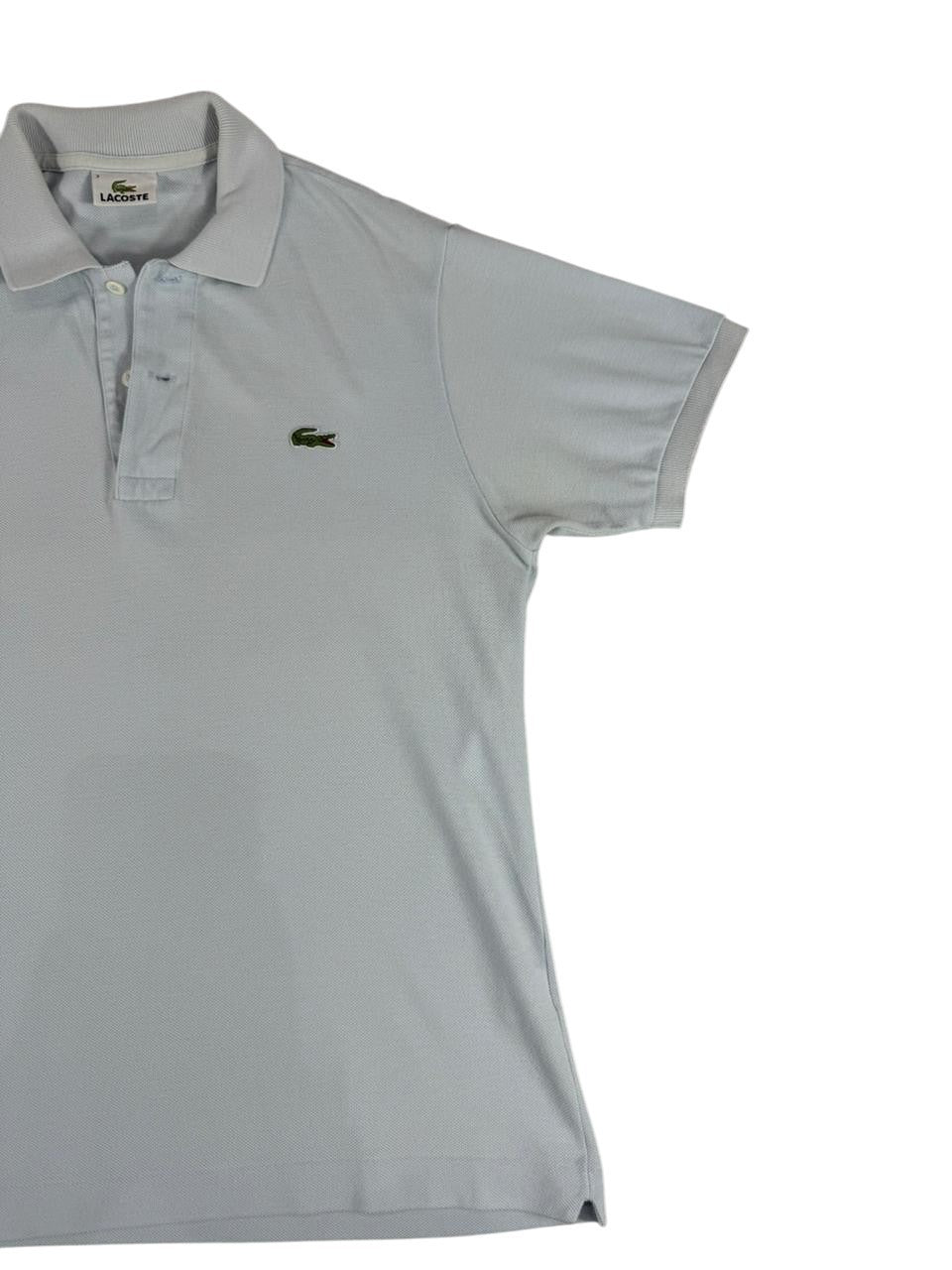 Lacoste Men's Classic Polo Shirt Light Blue Short Sleeve Size 3 Small Crocodile
