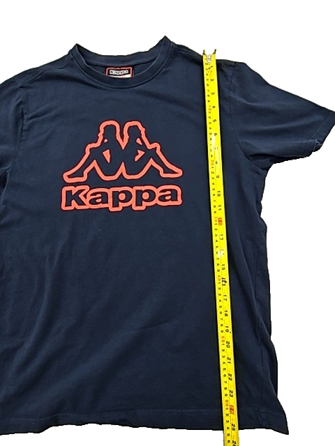 Kappa Men's Navy Short Sleeve Crewneck T-Shirt Size M 100% Cotton