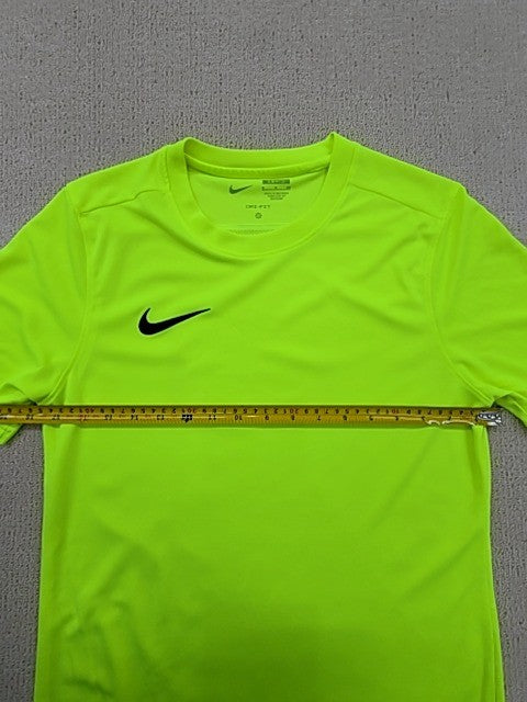 Nike Youth S Green Dri-FIT Slim Fit Short Sleeve Jersey