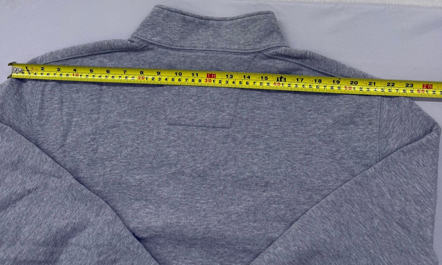 Nautica Men's Grey Half Zip Pullover Sweatshirt Size XL Made in Vietnam