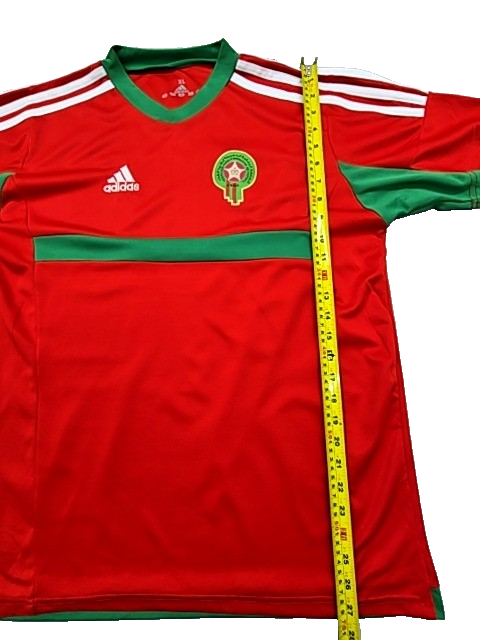 Adidas Men's Red Crewneck Jersey XL Short Sleeve Polyester