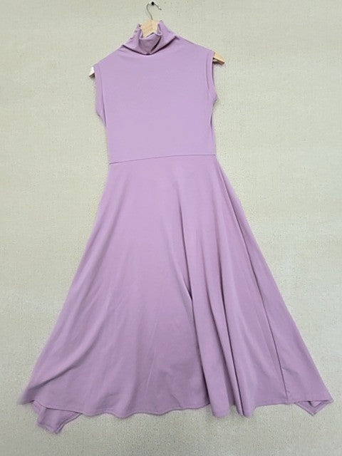 Bebe Women's Purple Dress – Size L, Sleeveless – Ref 0F6BC