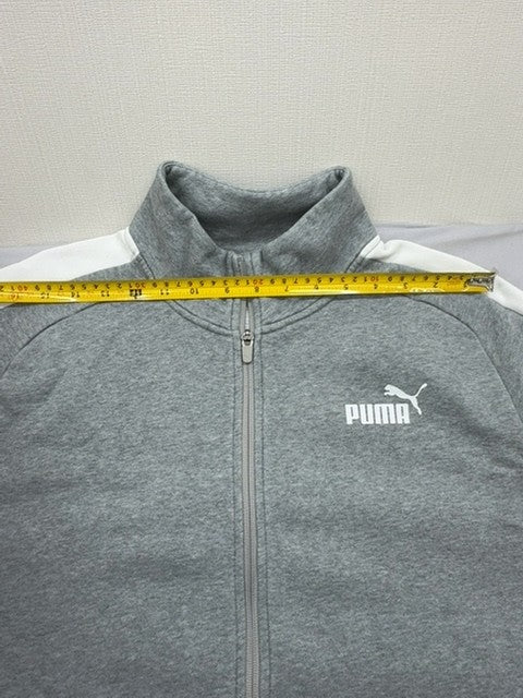 Puma Men's Gray Track Jacket Size L 846731-04 Full Zip