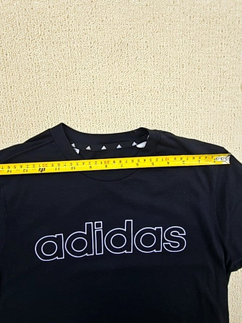 Adidas Black XL Short Sleeve Crewneck Cotton T-Shirt Unisex