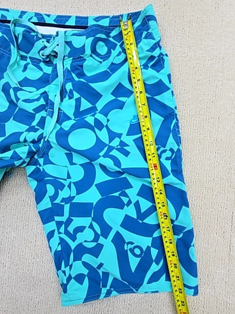 Nike Men's Blue Turquoise Swim Trunks Volley Short Size M