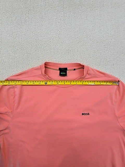 Boss XL Orange Short Sleeve Logo Stretch Jersey Crewneck T-Shirt Germany