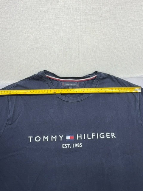 Tommy Hilfiger Men's Navy Organic Cotton T-Shirt 3XLT Crew Neck