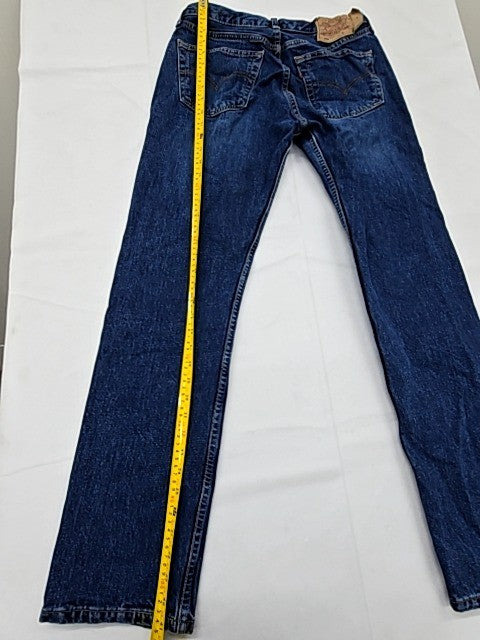 Levi's 501 Straight Fit 31x32 Medium Blue Jeans