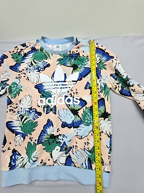 Adidas Originals Girls Butterfly Hoodie 13-14 Multicolor Oversized