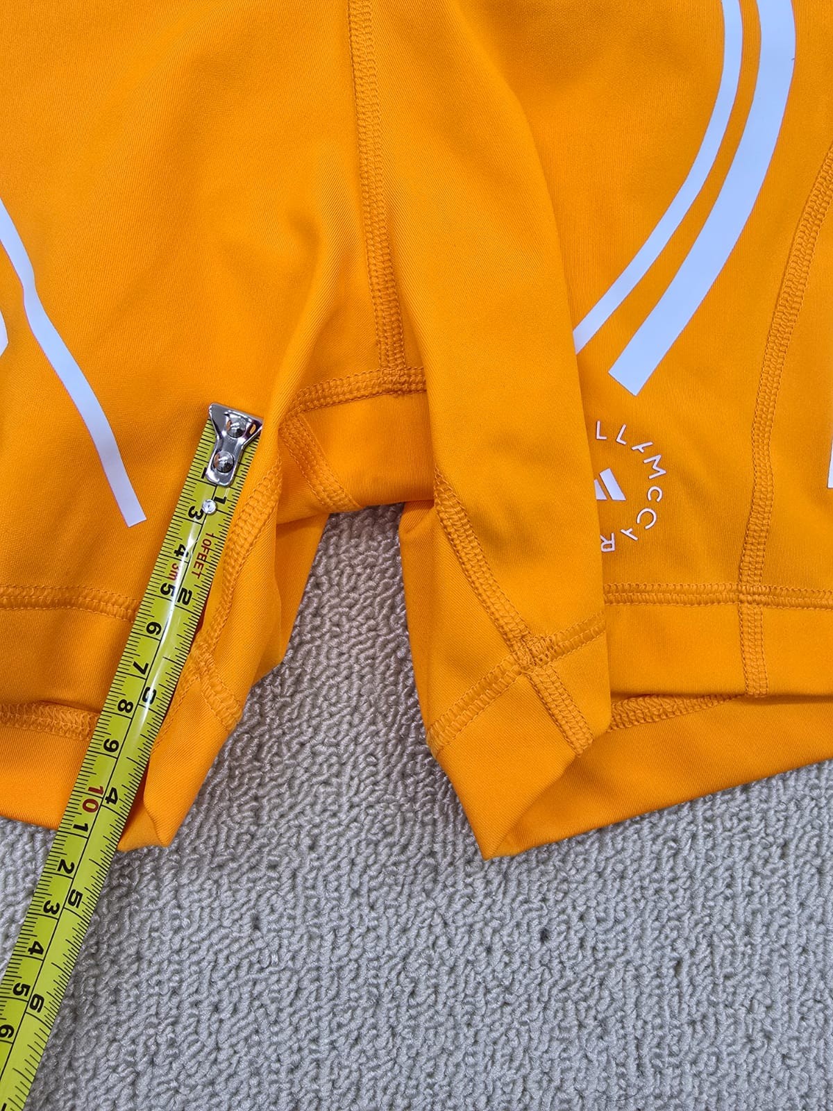 Adidas By Stella McCartney Women's XS Orange Athletic Running Shorts