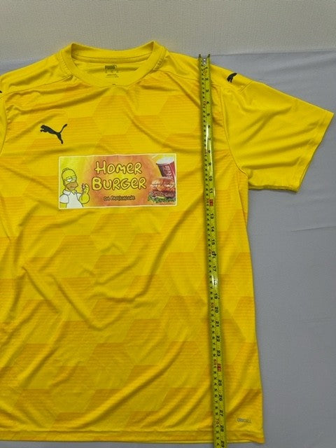 Puma Men's Soccer Jersey Yellow XXL Short Sleeve