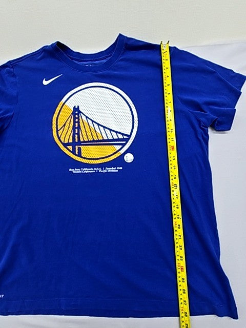 Nike Men's Blue NBA Dri-FIT Crewneck T-Shirt XL Short Sleeve