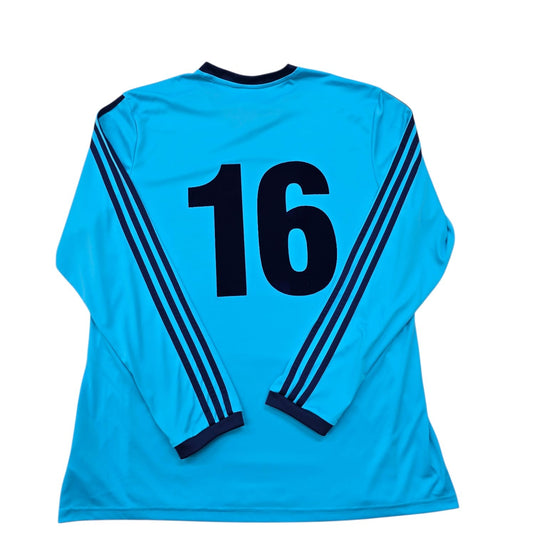 Vintage Adidas Men's Blue Jersey – Size XL, V.F.R. Bachem 1932 bachem, Striped