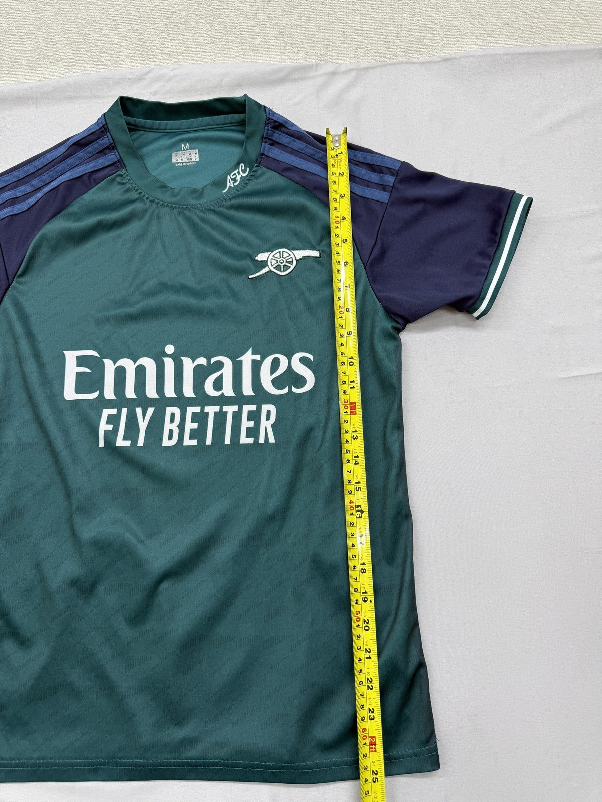 Adidas Arsenal 2024/25 Away Jersey M Teal/Navy Heat.Rdy Slim