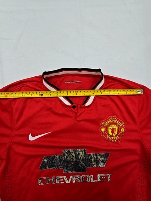 Vintage Nike Manchester United Red Soccer Jersey S Chevrolet Polo