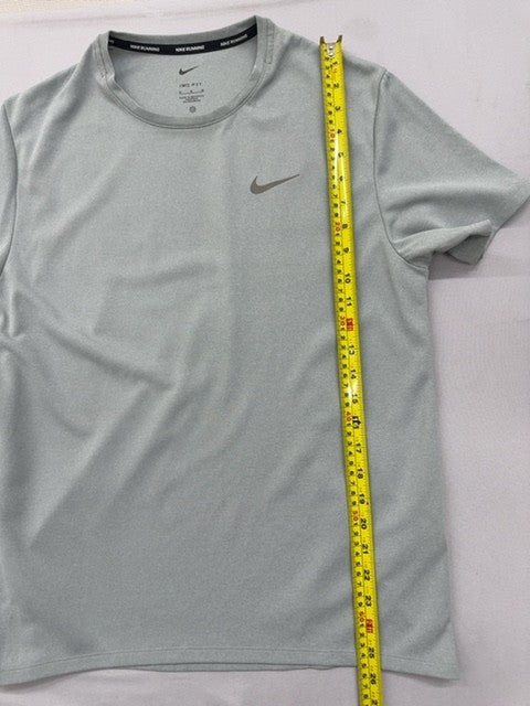 Nike Men's Grey Dri-FIT Crewneck T-Shirt M Regular