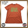 Diesel Men's Orange Graphic Print XXL T-Shirt Cotton Short Sleeve