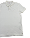 Levi's Men's White Polo Shirt – Size M, Relaxed Fit, Short Sleeve