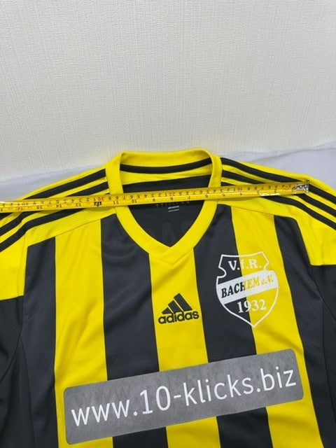 Adidas Men's Black Yellow Striped Soccer Jersey(#3) L Climacool