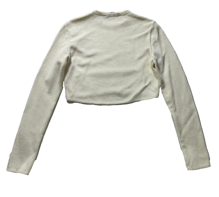 Zara Women's Jumper Cream - Size L