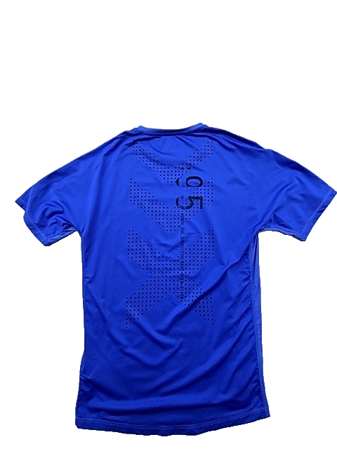 Reebok Women's Blue T-Shirt – Size XS, Short Sleeve