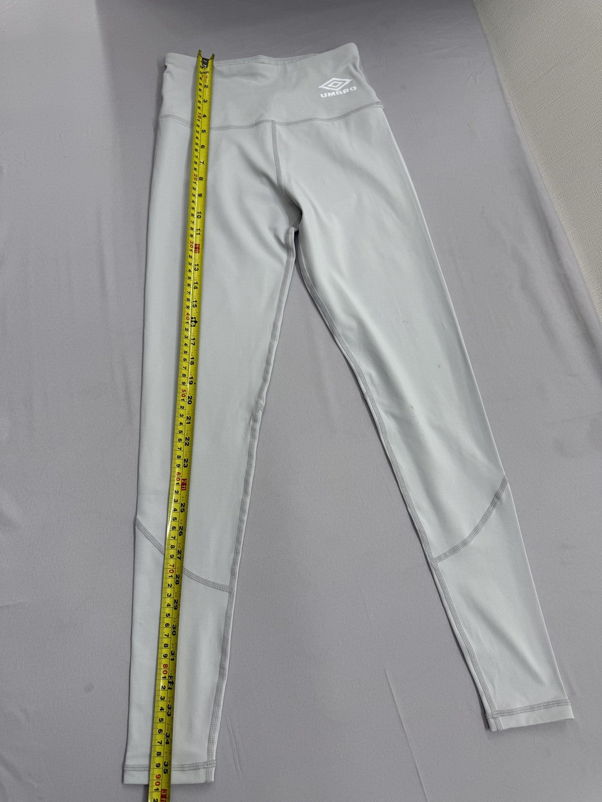 Umbro White High Waist Seamless Leggings XS Workout Athletic Nylon