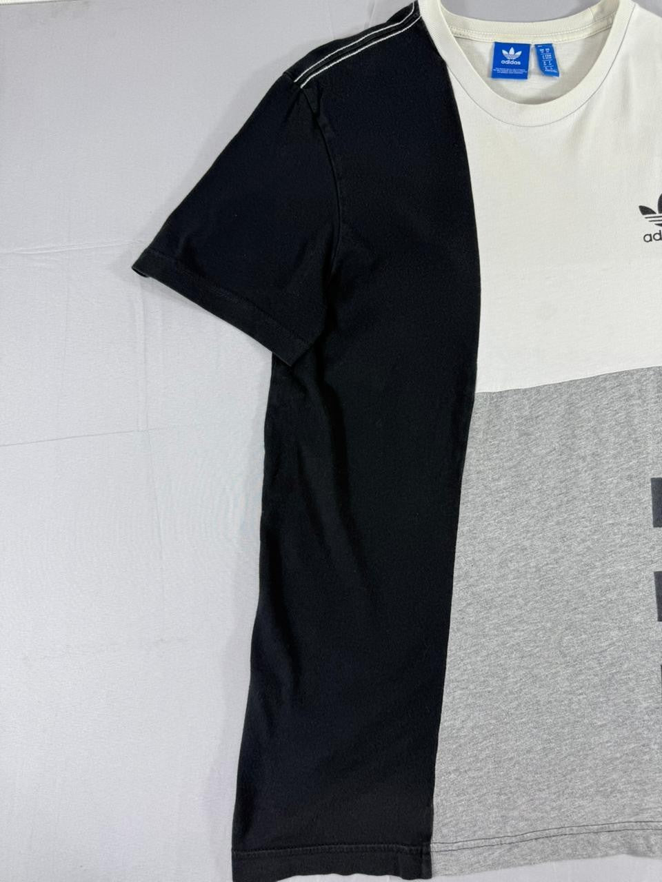 Adidas Originals Men's Colorblock T-Shirt Black White Grey Size M