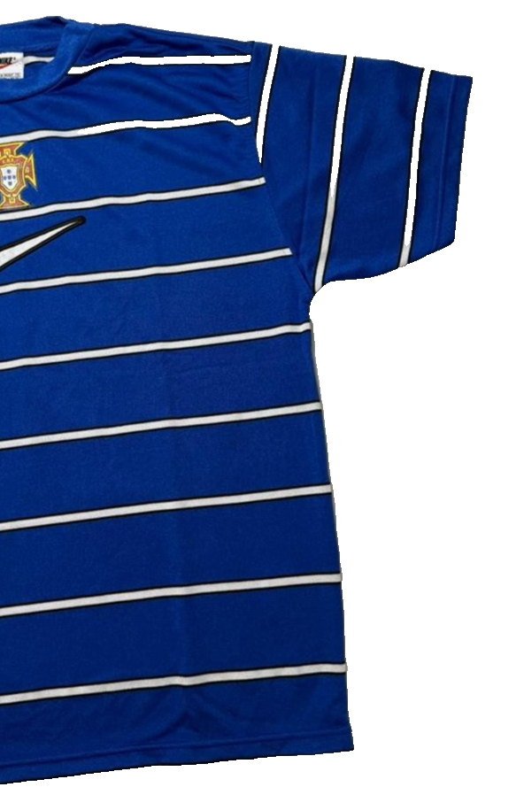 Nike Portugal Striped Blue Football Shirt - M